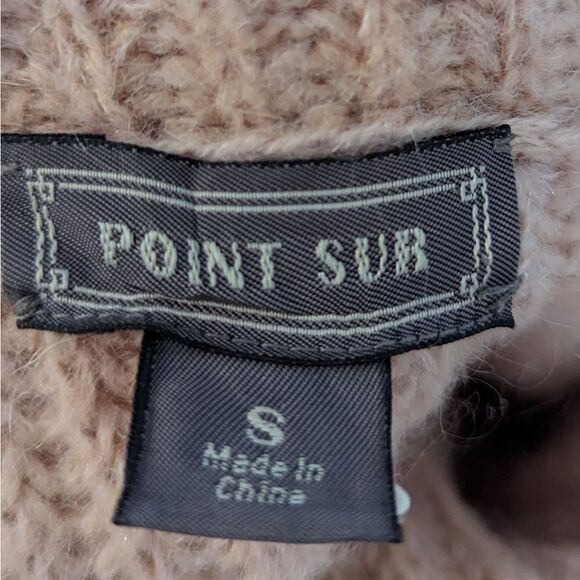 J.Crew Point Sur peach pink turtleneck wool mohair blend sweater - Picture 5 of 5